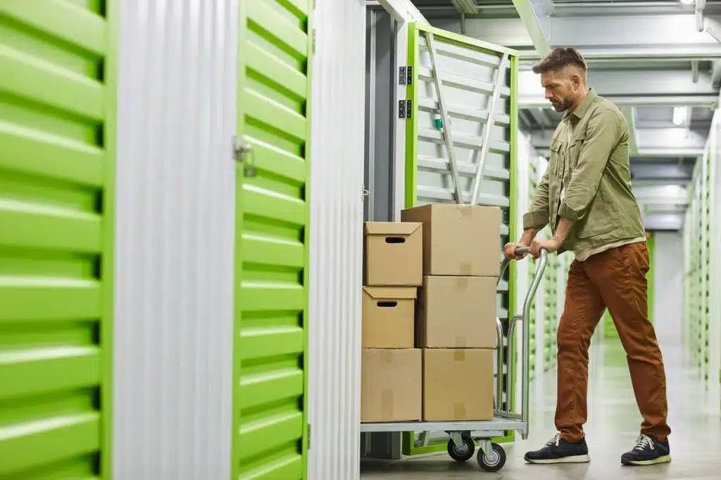 Location box de stockage lors d'un déménagement 