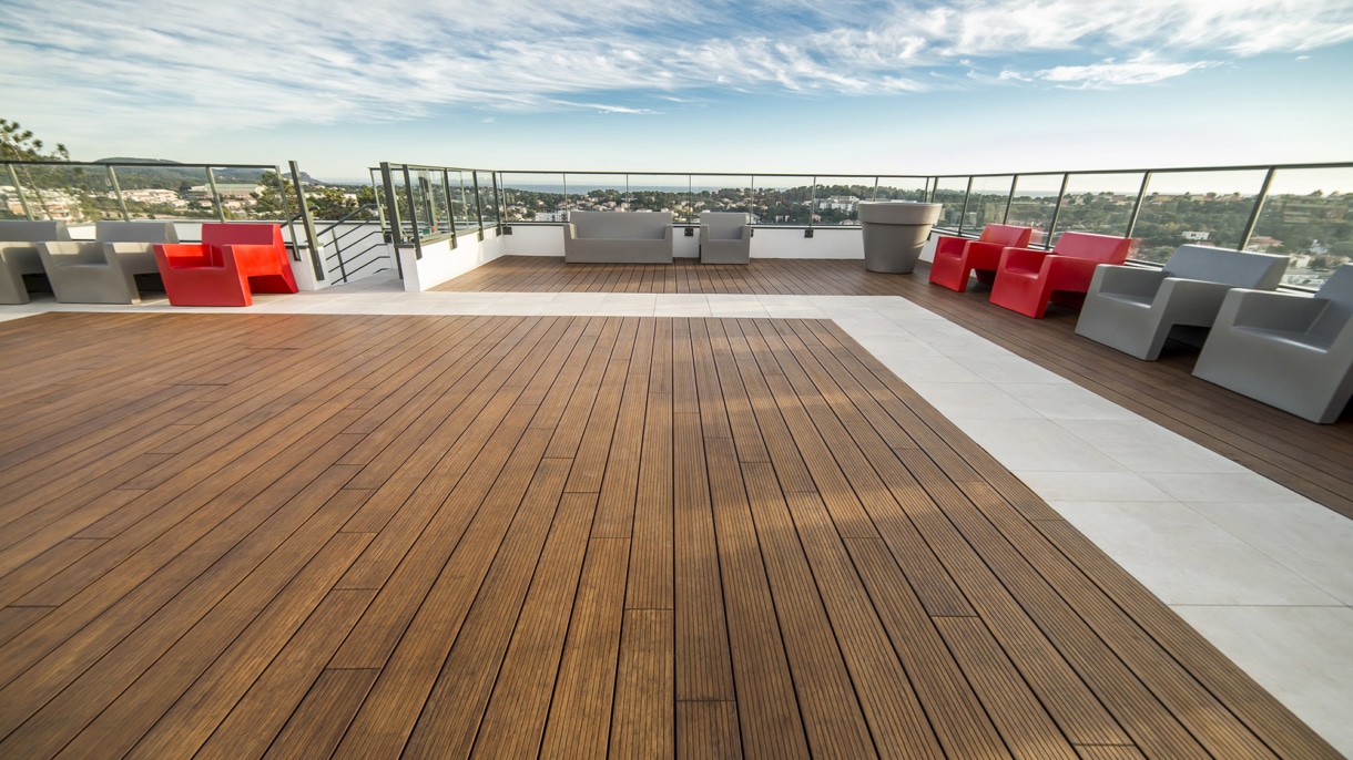 d’une terrasse en bambou les différentes étapes