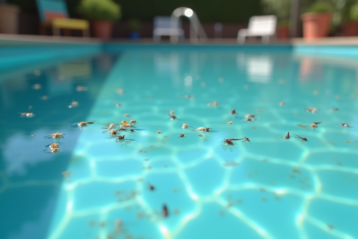 piscine  sécher