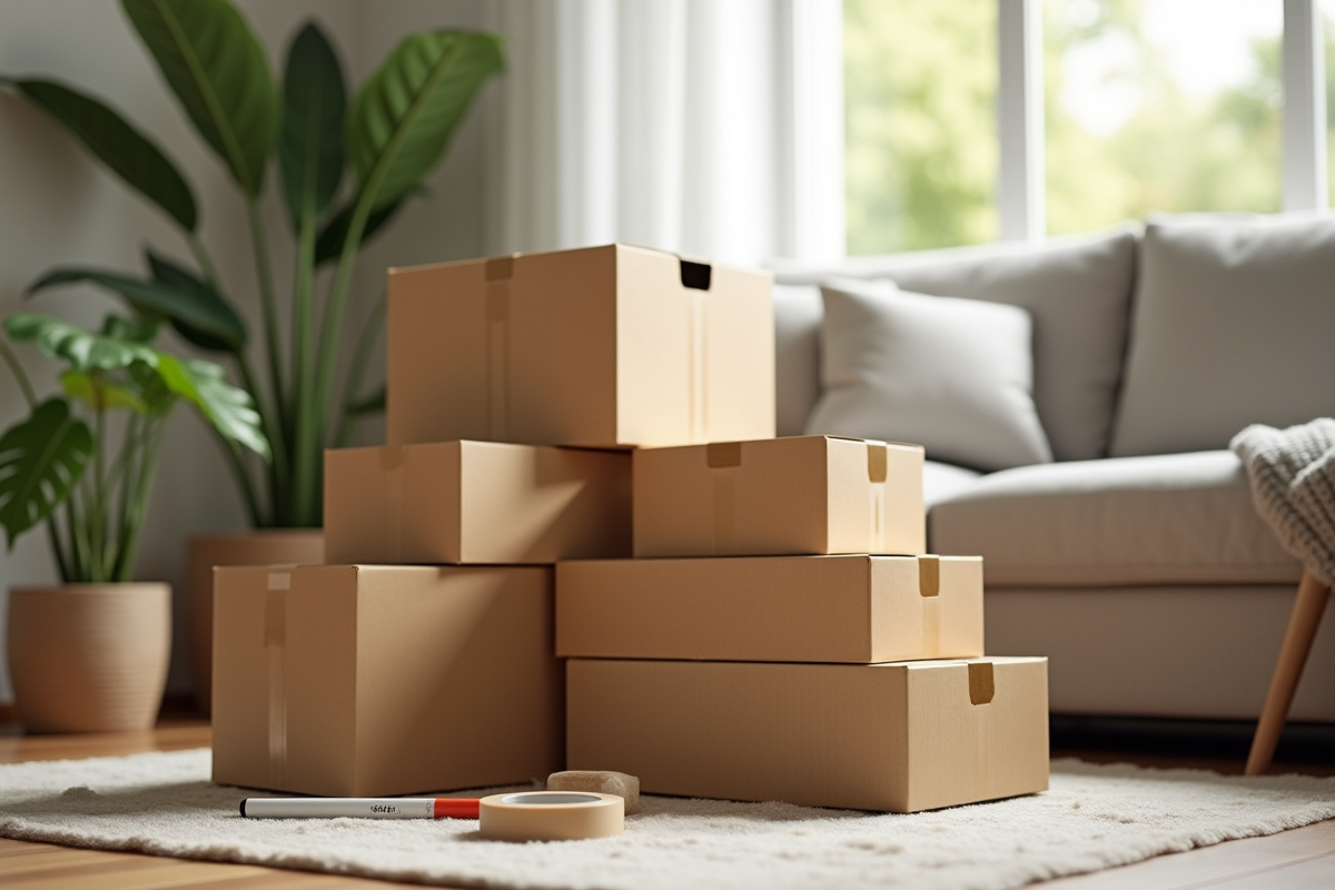 cartons déménagement