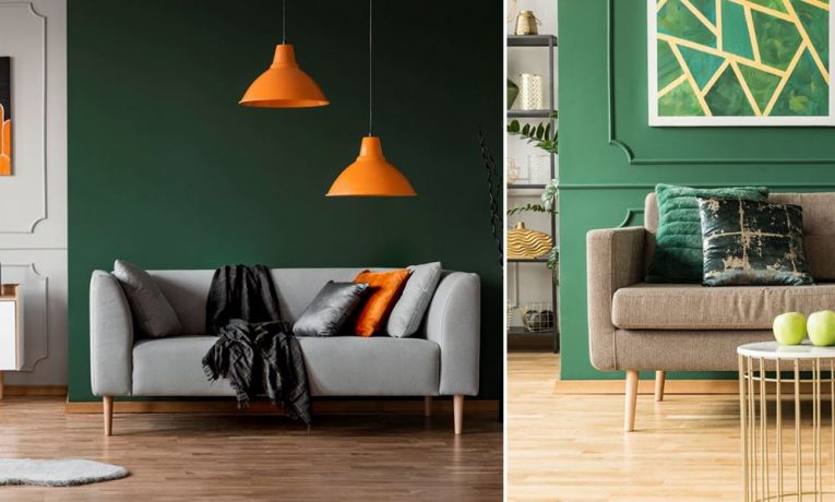 Quel mur peindre en couleur dans un salon ? - Belle Déco